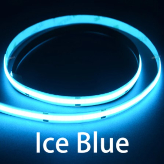 COB LED pásek 4mm 24V 5W Ice Blue